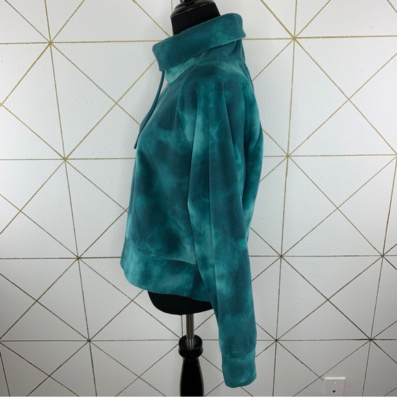 Old Navy Go Warm Tie Dye Tunnel Neck Terry Sweatshirt Size Medium - Picture 3 of 9